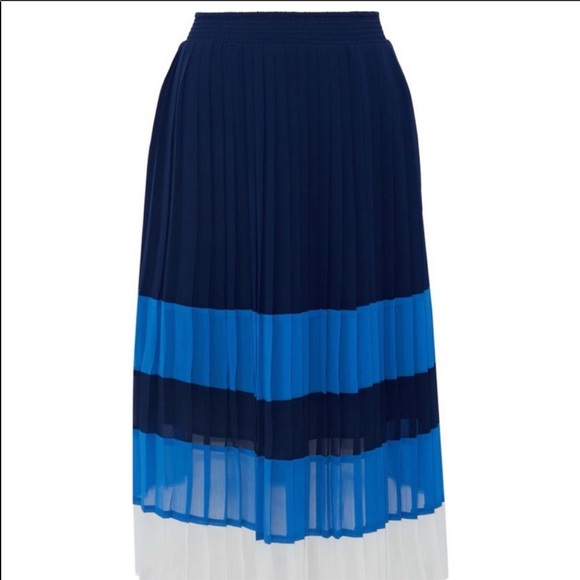 Joie Dresses & Skirts - NWT Joie Pleated Colorblock Midi Skirt